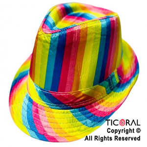 SOMBRERO TANGUERO ARCOIRIS MULTICOLOR x 1